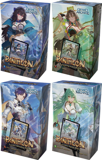 Grand Archive TCG Radiant Origin Pantheon Deck Set – Premium Trading Cards for Strategy, Collectors & Competitive Battles (PRE-ORDER APRIL)