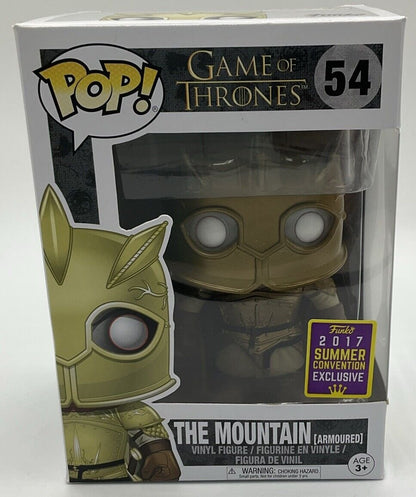 Funko Pop! Vinyl: Game of Thrones - The Mountain (Armoured) #54 2017 Summer Con