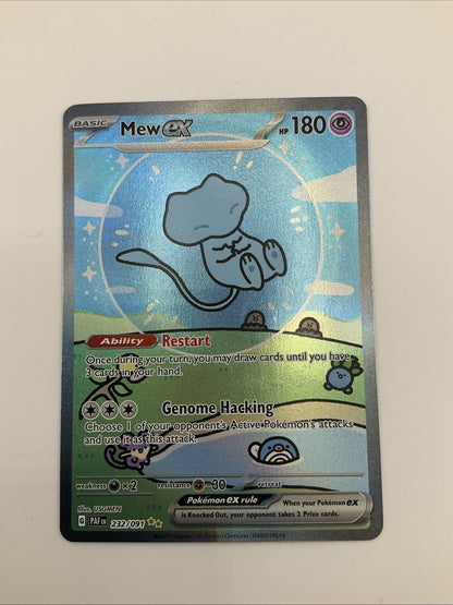 Pokemon Bubble Mew EX 232/091 Paldean Fates SIR NM 🫧