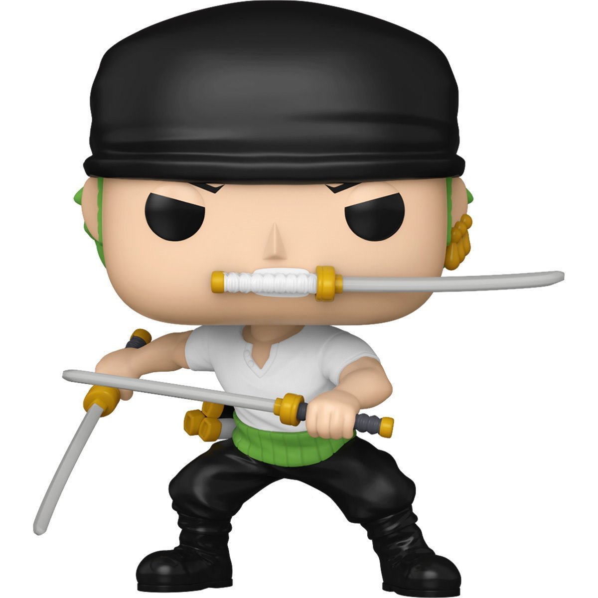 Roronoa Zoro - Two Sword Style Funko Pop! Animation One Piece - 1 in 6: CHANCE OF CHASE - Approx. 4.2" Collectible Vinyl Figure #1775 with Display Box Protector Case