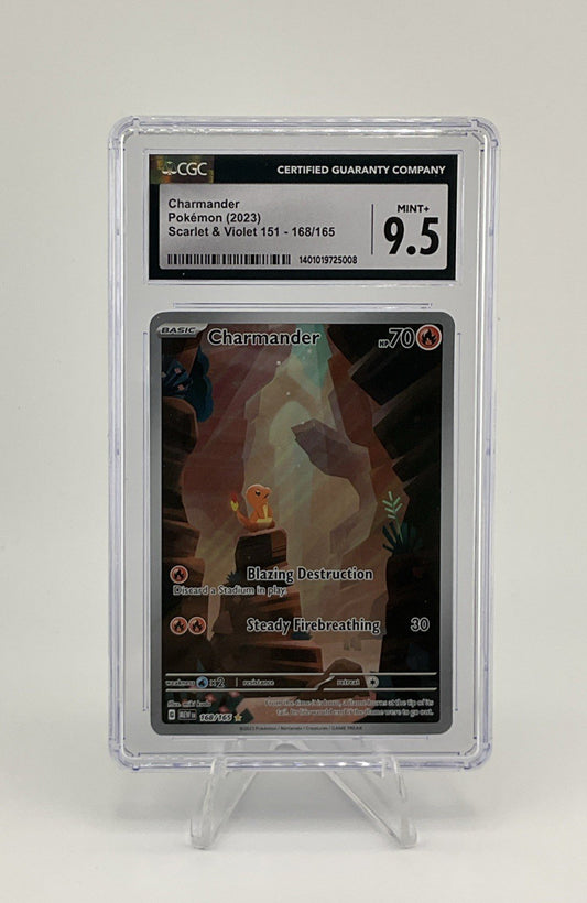 Pokemon TCG 2023 Charmander 168/165 Scarlet & Violet 151 CGC 9.5