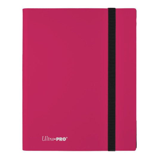 Ultra PRO Binder 9 Pocket Hot Pink trading card binder album with 360 Plus card capacity side loading card storage binder