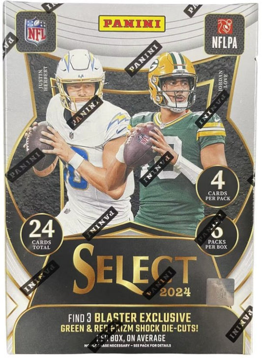 Panini Select 2024 Football Green Red Blaster - NFL Trading Card