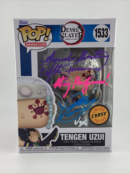 Funko Pop! Demon Slayer -Tengen Uzui CHASE - Signed By Ray Chase *JSA* #1533