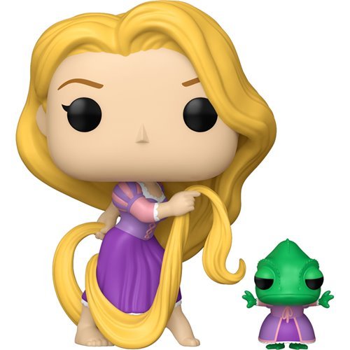 Rapunzel with Pascal #1640 Funko Pop! Tangled 15th Anniversary - Approx. 4" (Rapunzel) and 1 1/4" (Pascal) Collectible Vinyl Figures Bundled with Display Box Protector Case - Estimated Arrival: Oct. 2025 (PRE-SALE)