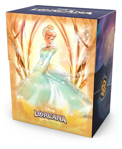 Disney Lorcana TCG Archazia's Island Cinderella Deck Box - 80 Sleeved Card Deck Case