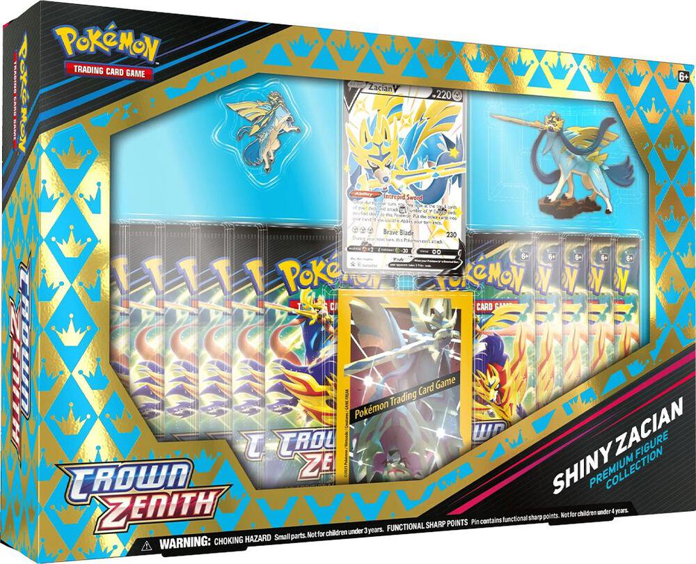 Pokemon Trading Card Game Crown Zenith Premium Figure Collection Shiny Zacian