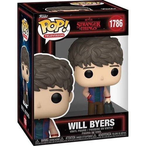 Will Byers #1786 Funko Pop! Television Stranger Things Season 5 - Approx. 4 1/2" Collectible Vinyl Figure Bundled with Display Box Protector Case - Estimated Arrival: Oct. 2025 (PRE-SALE)