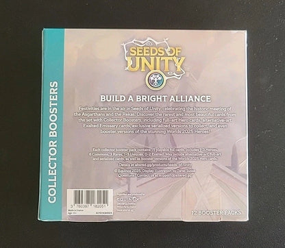 Altered Seeds of Unity Collector Booster Box Display English TCG Trading Cards Collectible Card Game Booster Pack Card Display for Collectors