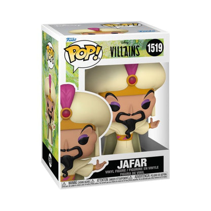 Jafar Funko Pop! Disney Villains: Aladdin - Approx. 5" Collectible Vinyl Figure #1519 with Window Display Box