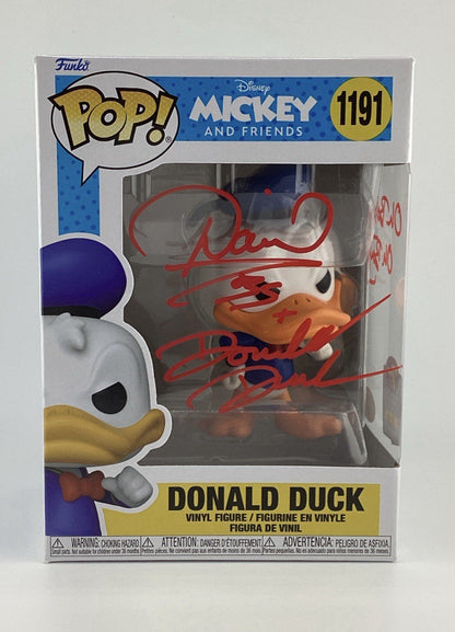Funko Pop! Vinyl: Disney - Donald Duck Signed Daniel Ross JSA #1191