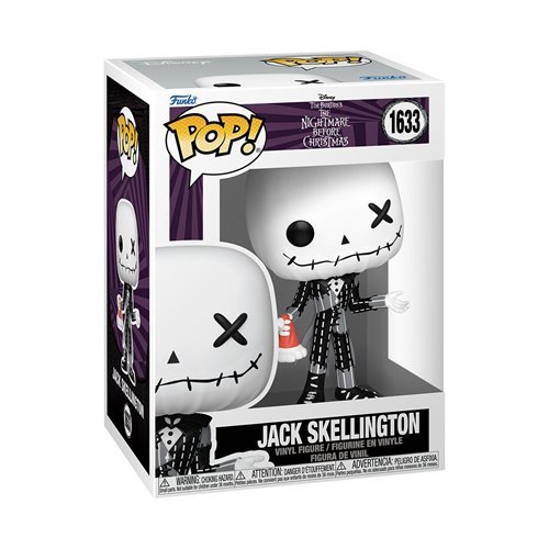 Jack Skellington #1633 Funko Pop! The Nightmare Before Christmas Patchwork - Approx. 3 3/4" Collectible Vinyl Figure Bundled with Display Box Protector Case - Estimated Arrival: Nov. 2025 (PRE-SALE)