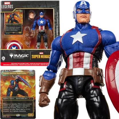 Marvel Legends Series Captain America Avengers: Twilight 6-Inch Action Figure with Shield, Accessories and Exclusive Foil Magic: The Gathering Card, Collectible Figure (PREORDER - Release Date October 2026)