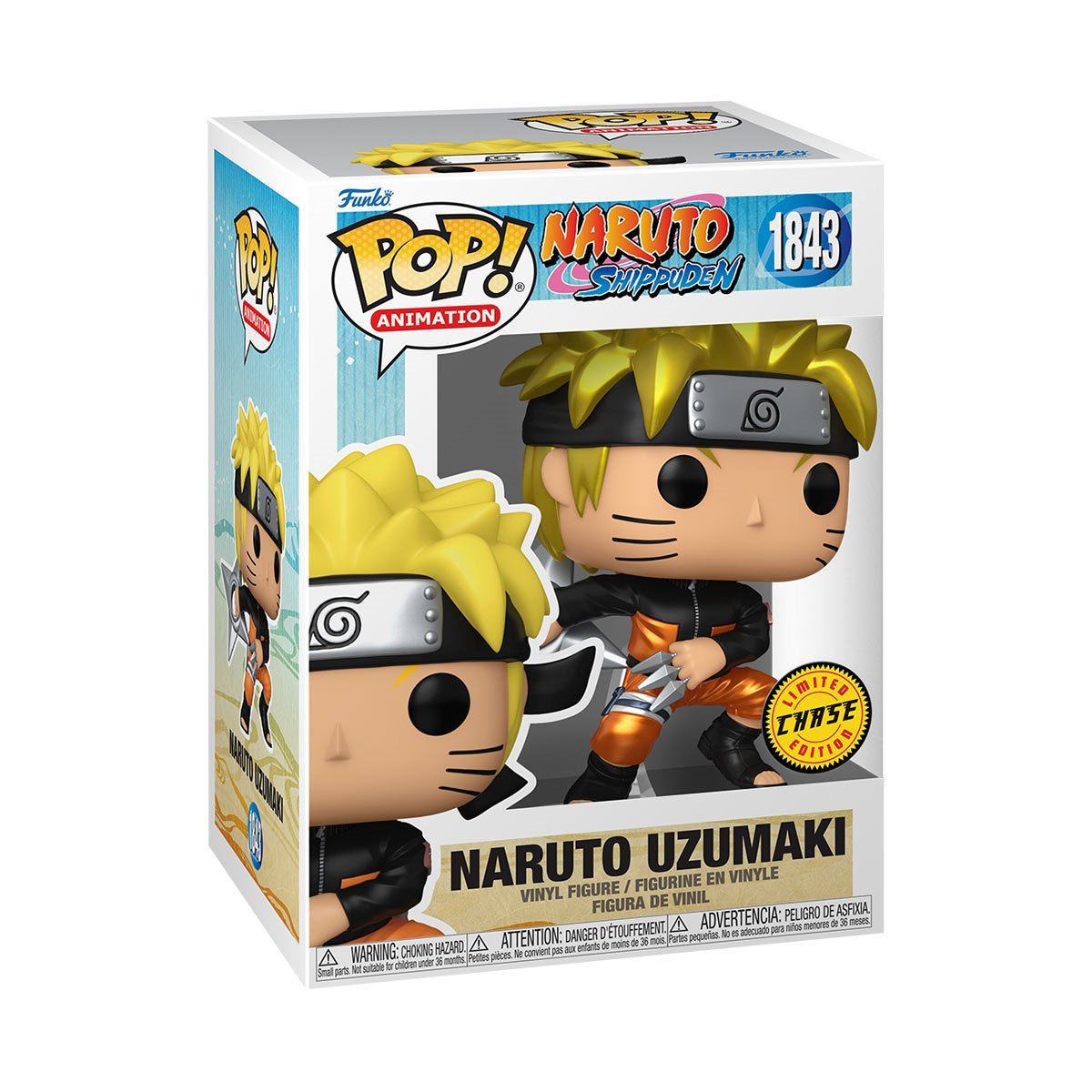 Naruto Uzumaki with Shuriken #1843 Funko Pop! Naruto Shippuden - 1:6 CHANCE OF CHASE - Collectible Vinyl Figure (PRE-SALE)