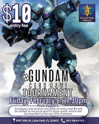 Gundam Card Game Tournament – Feb 6 (Fri) 7:30 PM