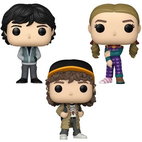 Stranger Things Season 5 Wave 1B Funko Pop! Television - Set of 3 (Mike Wheeler #1783, Holly Wheeler #1782, and Dustin Henderson #1781) Collectible Vinyl Figures - Estimated Arrival: Oct. 2025 (PRE-SALE)