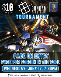 Gundam Card Game Tournament – June 17, 2026 (Wednesday 7:30PM)