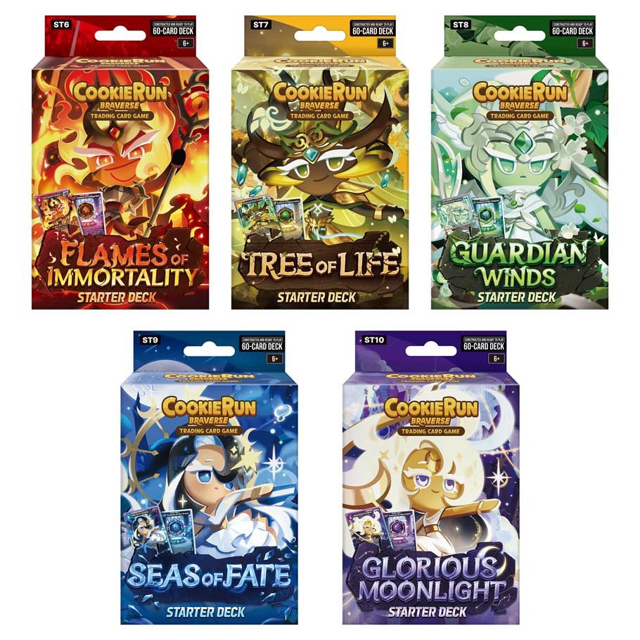 Cookie Run TCG Legendary Cookie Starter Deck 5ct Assortment (PRE