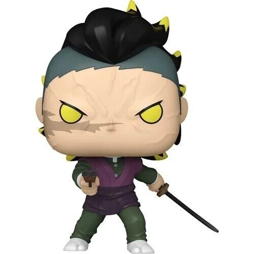 Genya Shinazugawa (Demon Form) Funko Pop! Animation Demon Slayer - Approx. 4 1/4" Collectible Vinyl Figure #1851 with Display Box Protector Case