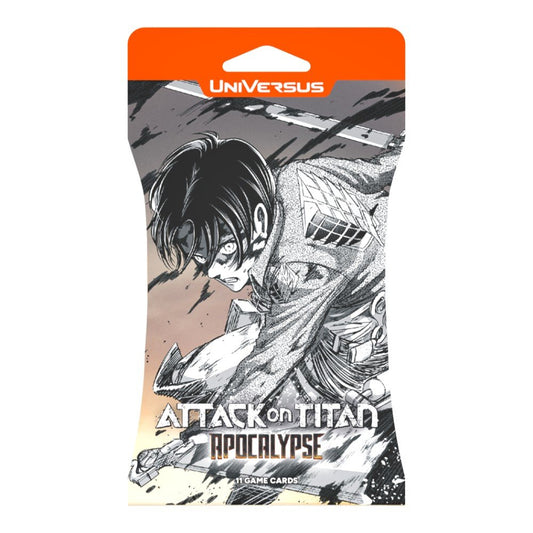 UniVersus CCG Attack on Titan Apocalypse Single Blister Pack - 11 Game Cards