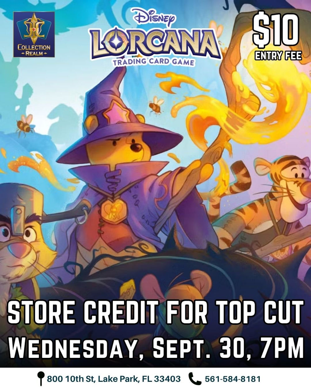 Disney Lorcana TCG Tournament – September 30, 2026 (Wednesday 7:00 PM)