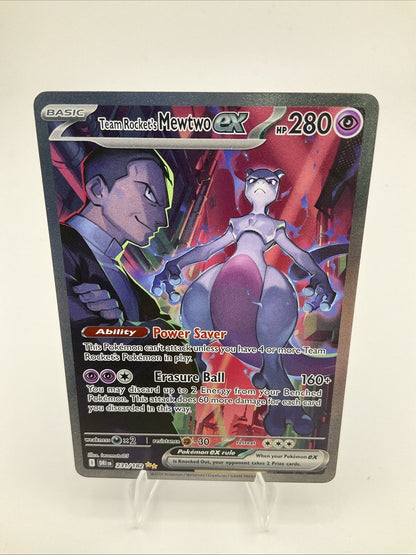 Pokemon TCG: Team Rocket's Mewtwo ex 231/182 SIR Destined Rivals