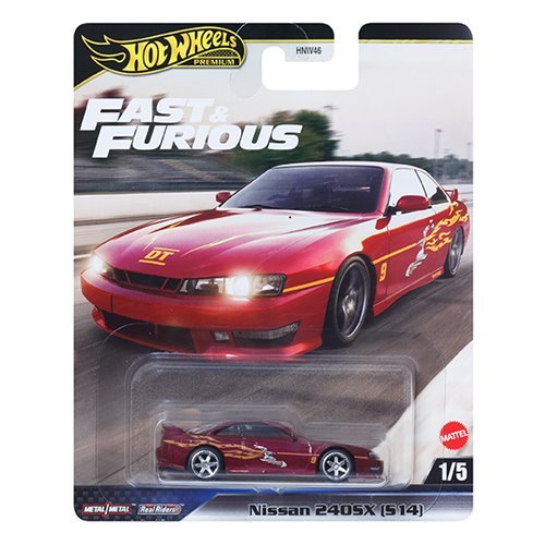Hot Wheels Fast and Furious Nissan 240SX S14 1/5 - Collectible Toy Car Vehicle - Estimated Arrival: Sept. 2025 (PRE-SALE)