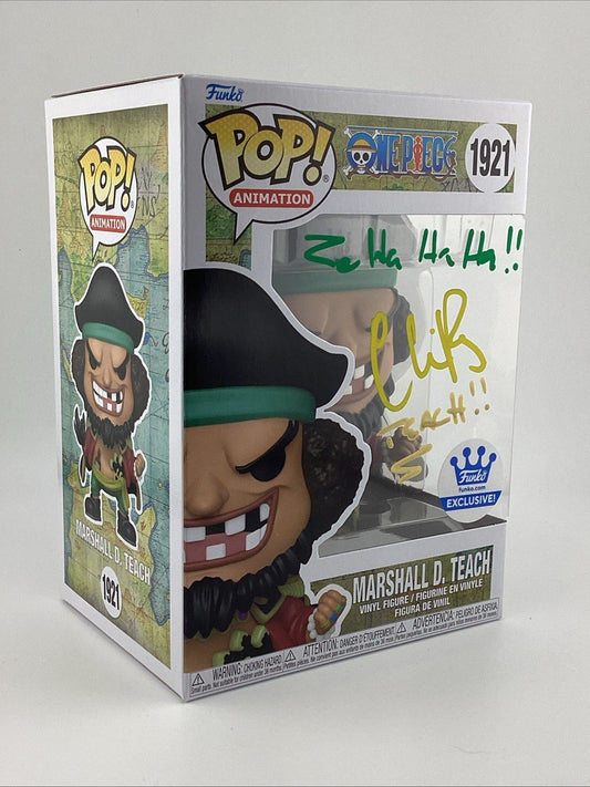 Funko Pop! One Piece - Marshall D. Teach - Funko Excl Signed Chris R #1921