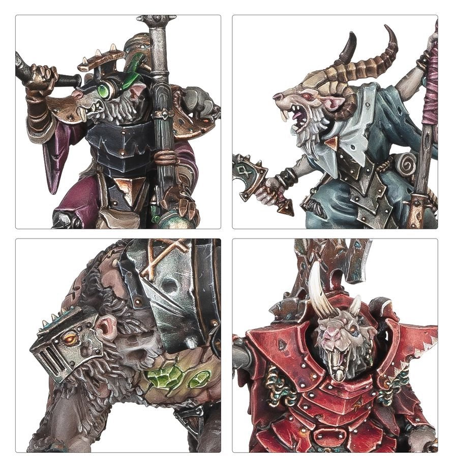 Warhammer Age of Sigmar: Ultimate Starter Set – Spearhead Starter Box with Stormcast Eternals & Skaven, 37 Push-Fit Miniatures, Gaming Mat, Dice & Rulebooks (PRE-ORDER)