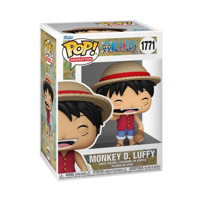 Monkey D. Luffy (2024) Funko Pop! Animation One Piece - Approx. 4 1/4" Collectible Vinyl Figure 1771 with  Display Box Protector Case