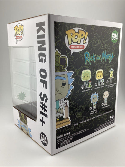 Funko Pop! Deluxe: Rick and Morty - King of S#!+ With Sound #694
