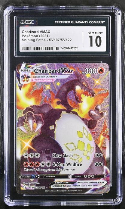Pokemon Charizard VMax SV CGC 10 2011