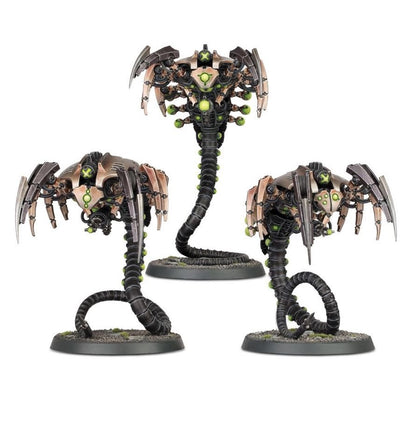 Warhammer 40,000 Necrons Canoptek Wraiths Miniatures Set – Build 3 Deadly Phase-Shifting Units – Fast Close Combat Hunters with 50mm Bases – Warhammer 40K Necron Army Model Kit