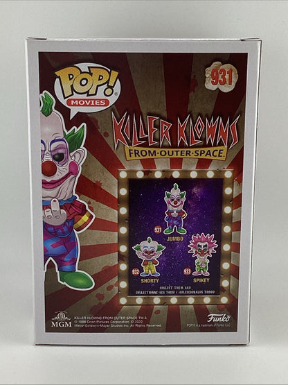 Funko Pop! Vinyl:Killer Klowns Jumbo #931 Signed Charlie,Stephen, Edward Chiodo