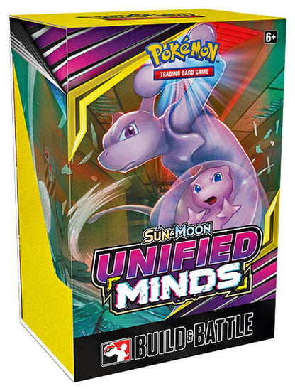 Pokemon TCG Sun and Moon Unified Minds Build and Battle Box Trading Card Game Set