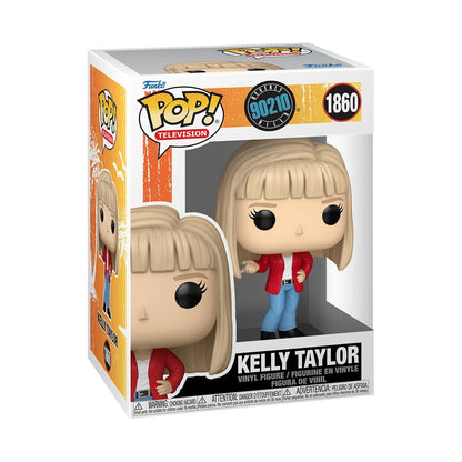 Kelly Taylor #1860 Funko Pop! Television Beverly Hills 90210 - Approx. 3 3/4" Collectible Vinyl Figure Bundled with Display Box Protector Case - Estimated Arrival: Jan. 2026 (PRE-SALE)