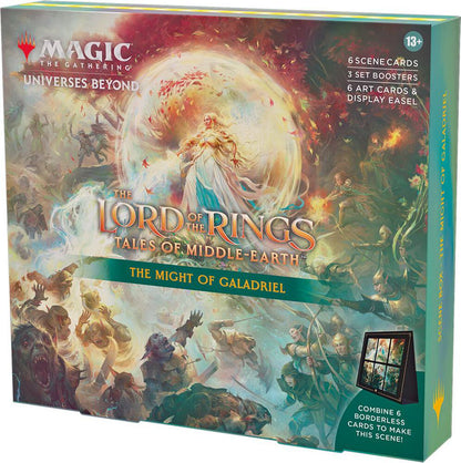 Magic: The Gathering Universes Beyond The Lord of the Rings Tales of Middle-earth Scene Box The Might of Galadriel