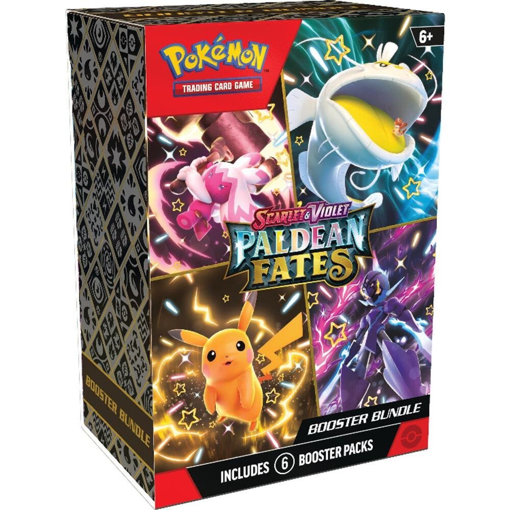 Pokémon TCG Scarlet & Violet Paldean Fates Booster Bundle – 6 Booster Packs