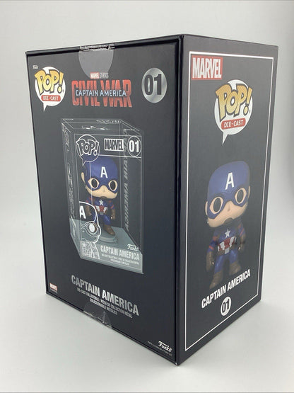 Funko Pop! Vinyl: Marvel - Captain America - Funko Web (FW) (Exclusive) #1