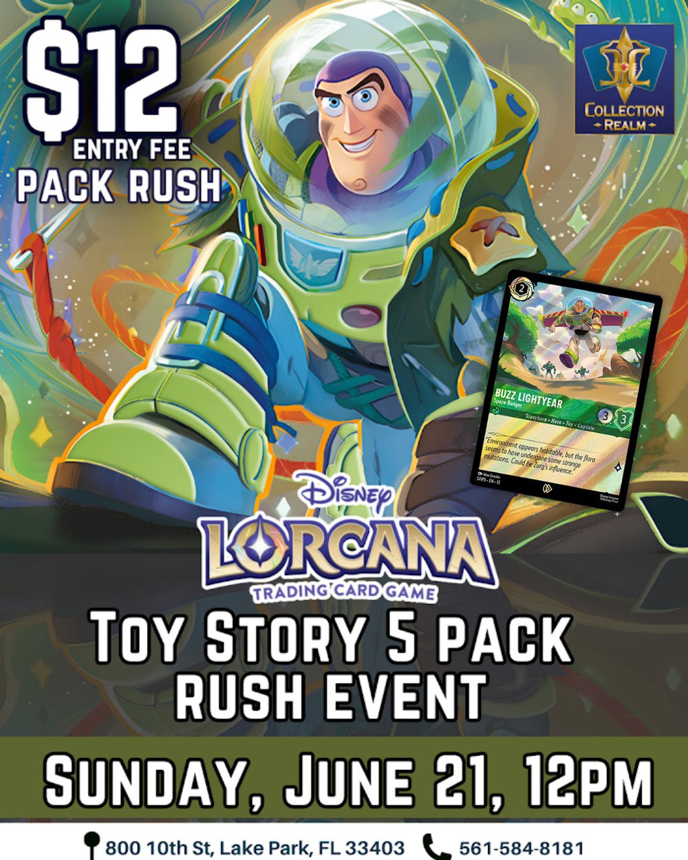 Disney Lorcana TCG Rush Event – June 21, 2026 (Sunday 12PM)