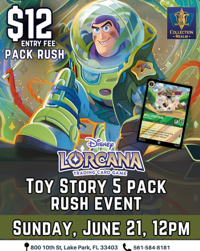 Disney Lorcana TCG Rush Event – June 21, 2026 (Sunday 12PM)