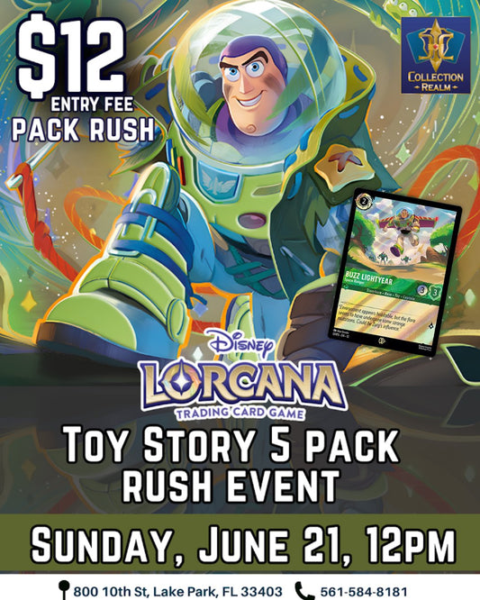 Disney Lorcana TCG Rush Event – June 21, 2026 (Sunday 12PM)