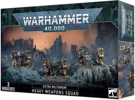 Games Workshop Warhammer 40,000 Astra Militarum Heavy Weapons Squad - 3 Miniatures