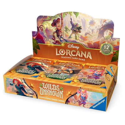 Disney Lorcana TCG Wilds Unknown Booster Display Box – 12 Booster Packs | Collectible Trading Cards for Disney Lorcana Trading Card Game | Sealed Display Box for Players & Collectors (PRE-ORDER MAY)