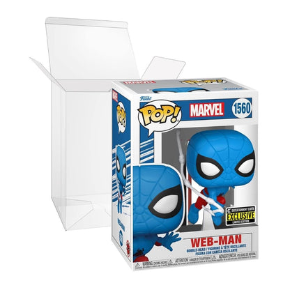 Spider-Man Web-Man Funko Pop! Marvel - Approx. 3.75" Entertainment Earth Exclusive Limited Edition Vinyl Figure #1560 with Display Box Protector Case