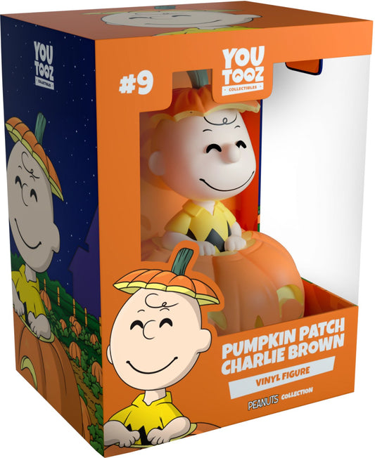 Pumpkin Patch Charlie Brown Youtooz Peanuts Collection - Approx. 4.5" Collectible Vinyl Figure #9 with Window Display Box (PRE-SALE)