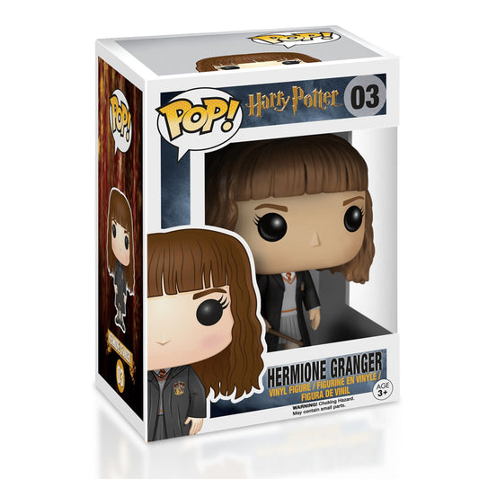 Hermione Granger Funko Pop! Harry Potter - Harry Potter Collectible Gryffindor Witch with Wand - Approx. 3 3/4" Collectible Vinyl Figure #03 with Display Box Protector Case