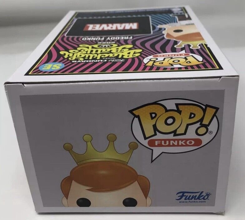 Funko Pop SE Freddy Funko As Loki Metallic Blacklight Battle 2022 500 Pcs