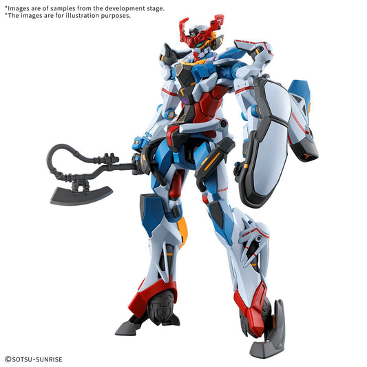 Bandai HG 1/144 Mobile Suit Gundam GQuuuuuuX Model Kit – High Grade Articulated Plastic Model with Weapons Set, Interchangeable Head & Hands, Backpack, Stickers, and Marking Decals