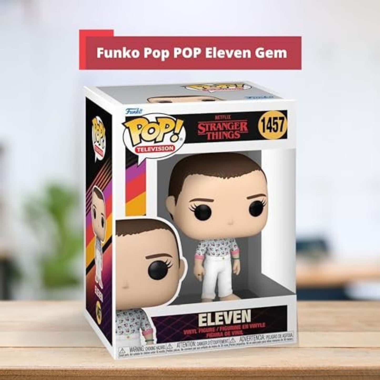 Eleven Funko Pop! Stranger Things - Vinyl Figure # 1457 with Display Box Protector Case